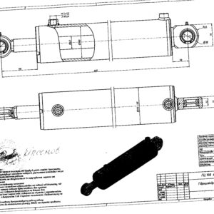 Гідроциліндр до БРЗ-12, КН-6,1 ( ГЦ 100.40.400.11) (685)